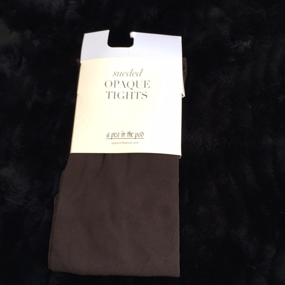 Maternity Tights Chocolate Brown Suded